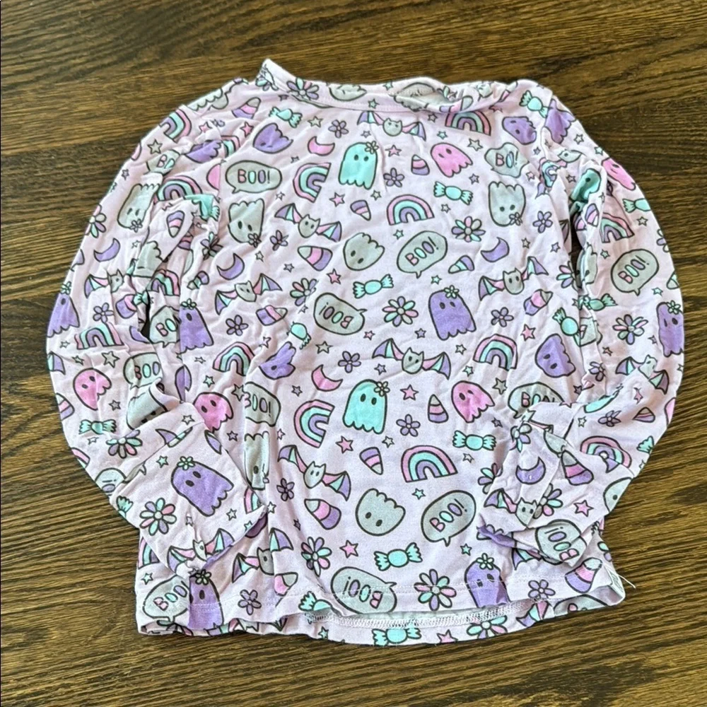 Pastel Ghost and Rainbow Bamboo Pajama Set